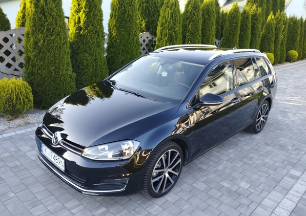 Volkswagen Golf cena 38900 przebieg: 198000, rok produkcji 2015 z Szczucin małe 596